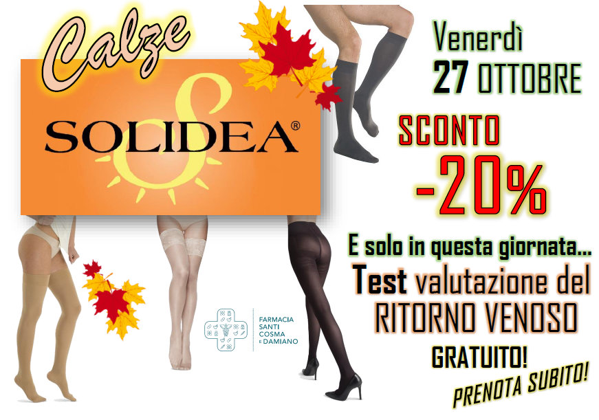 giornata promozionale SOLIDEA e test insuff venosa gratuito