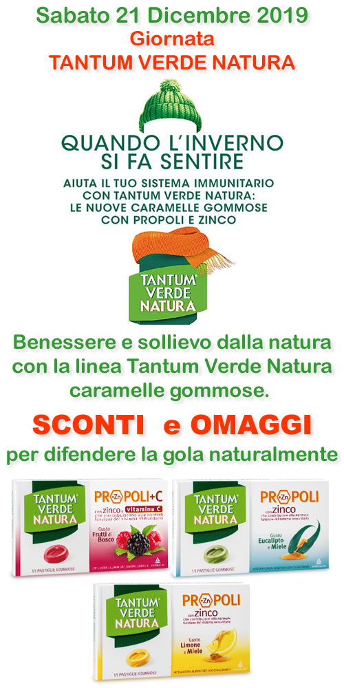 GIORNATA TANTUM VERDE NATURA 21 12 19